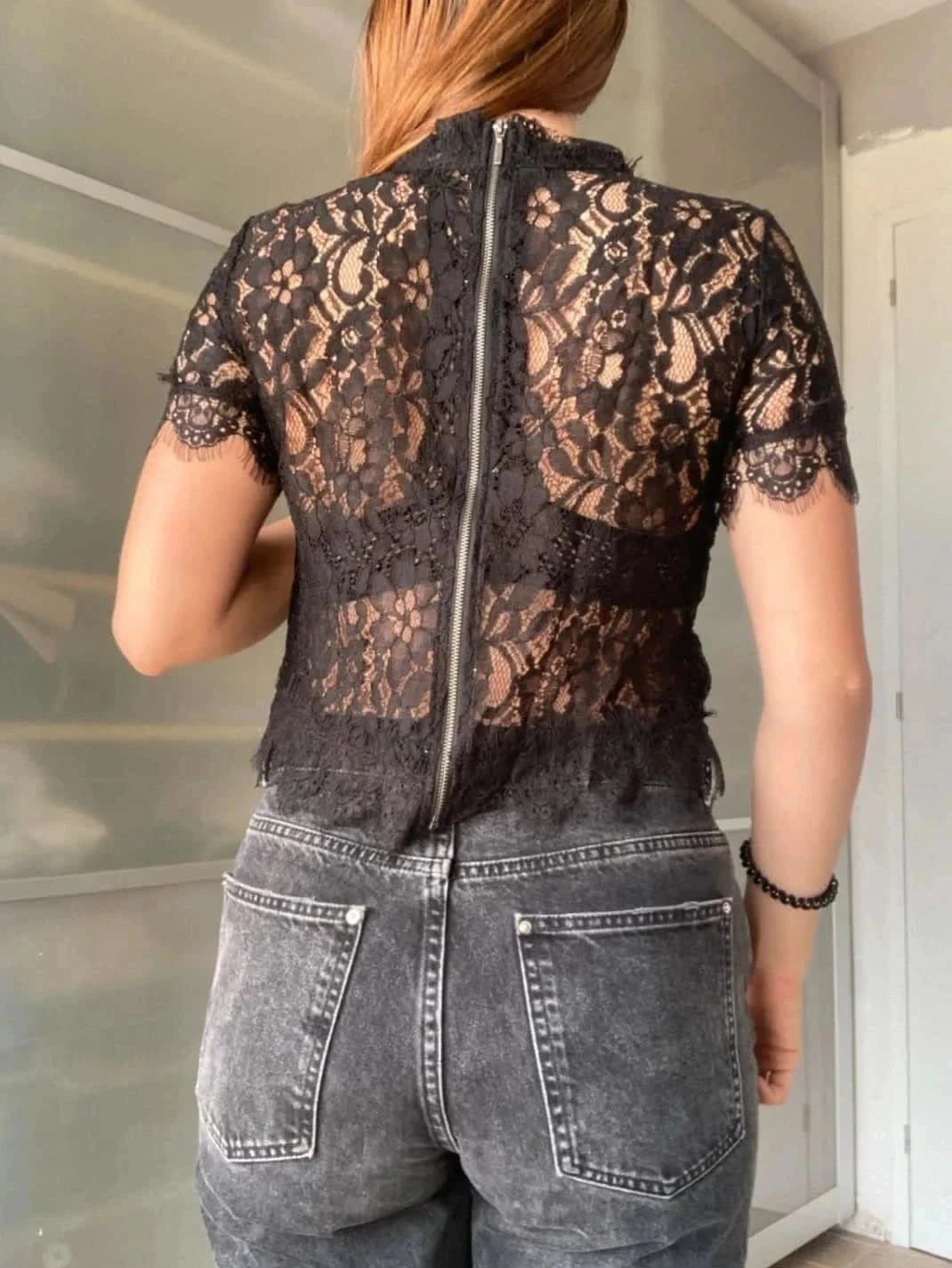 Top de renda Zara tamanho S – photo 2
